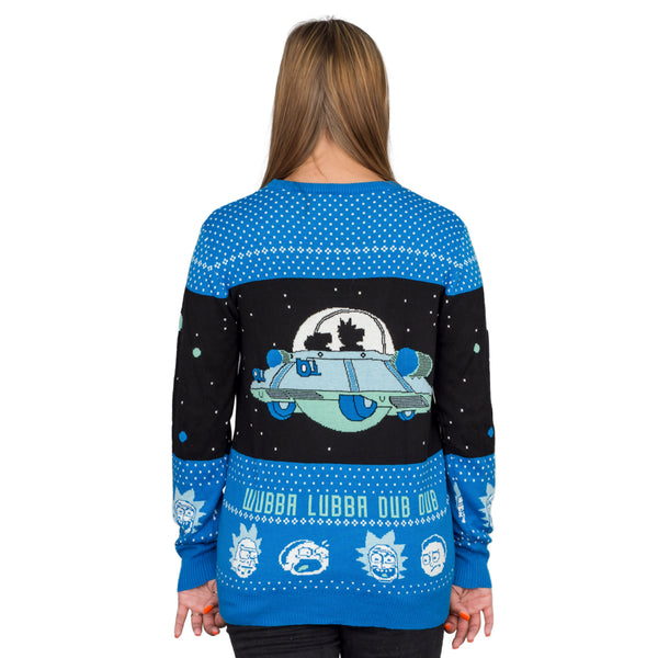 Women's Wubba Lubba Dub Dub - Rick and Morty Ugly Christmas Sweater