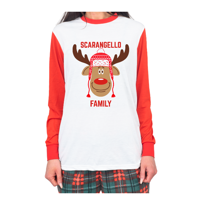 Custom Adult Family Moose Pajamas