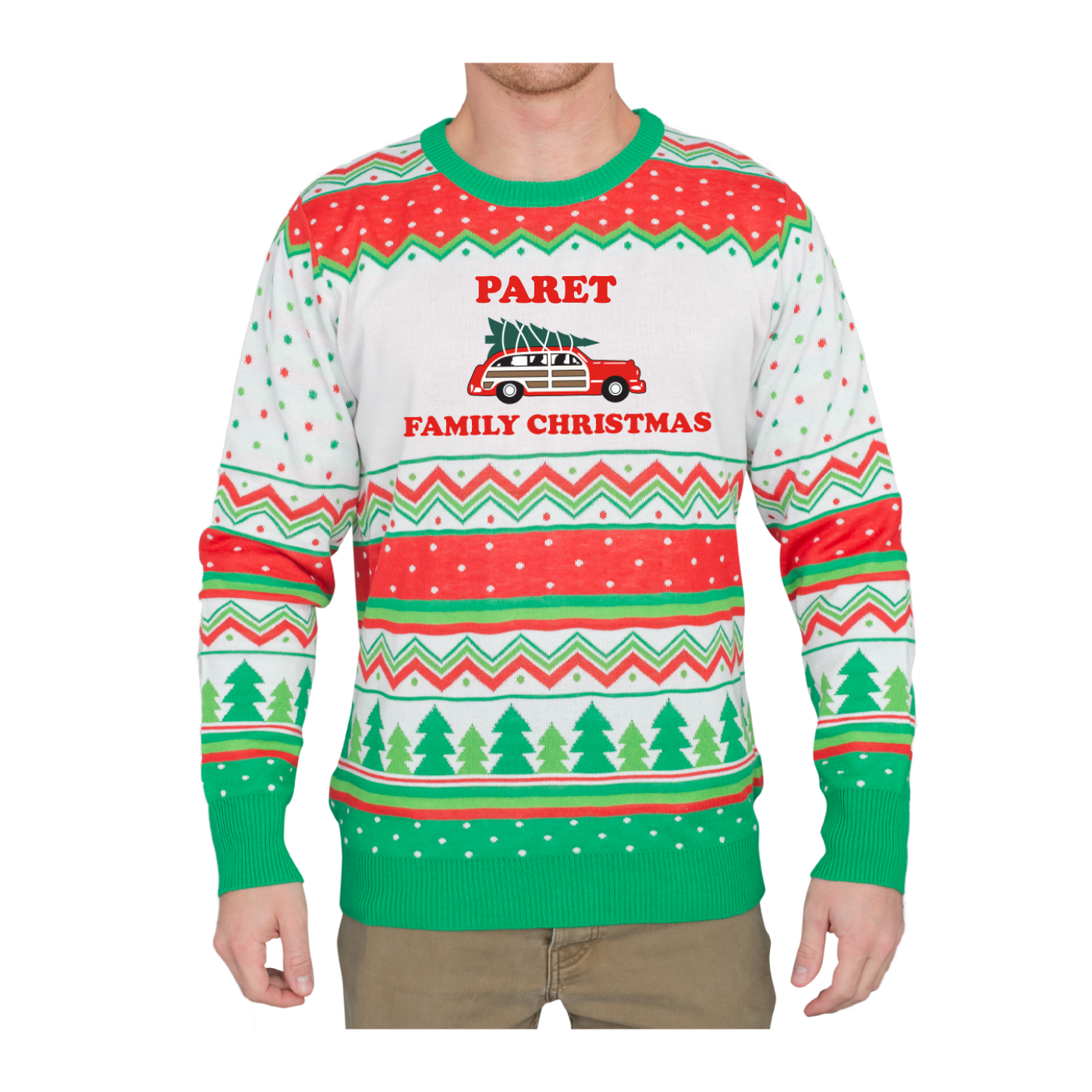 Custom Adult Family Christmas Sweater