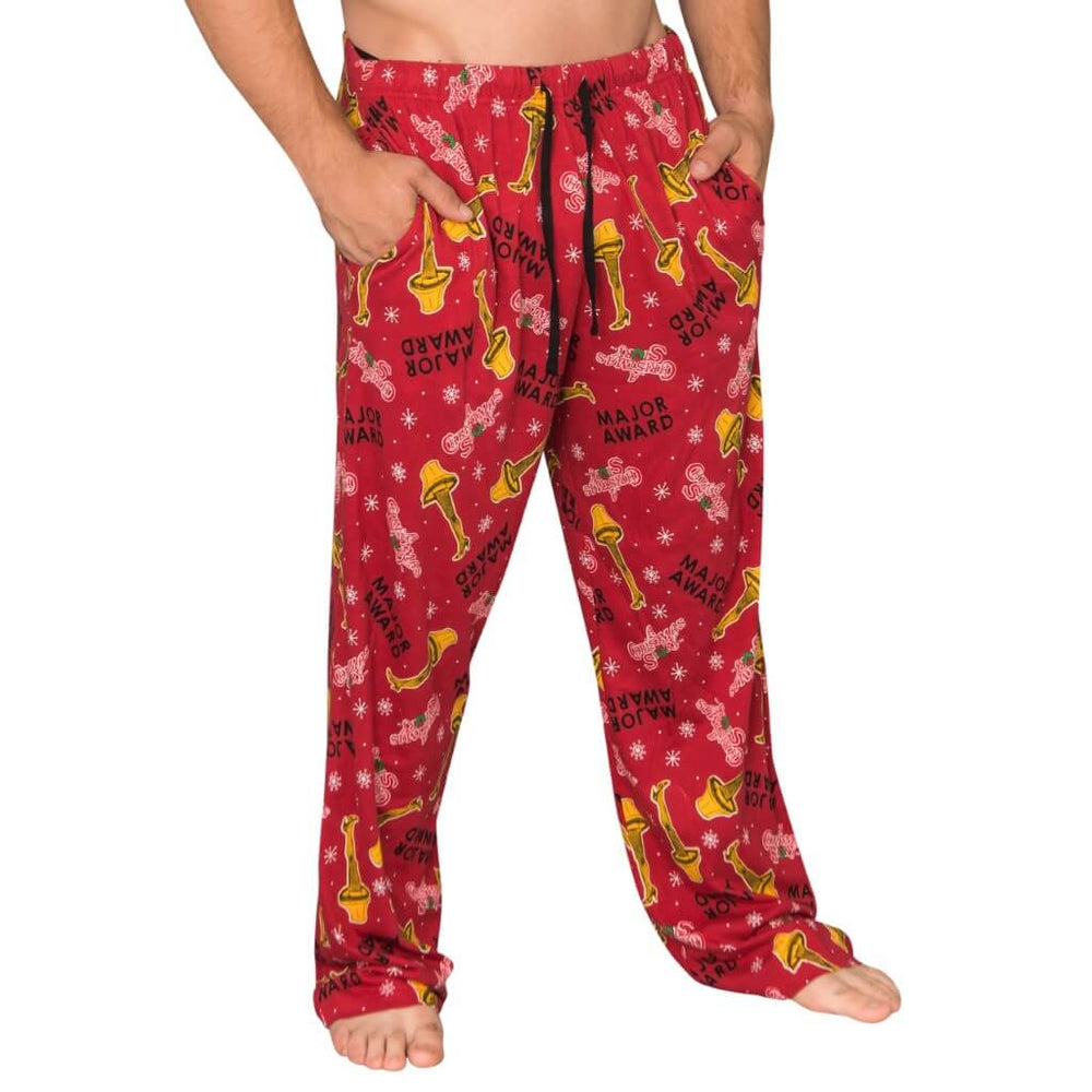 A Christmas Story Pajama Pants Men's Adult A Christmas Story Green