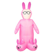 A Christmas Story Ralphie Pink Bunny Lawn Inflatable Airblown Indoor and Outdoor Christmas Decoration-1