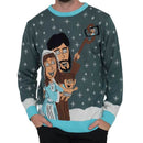 Baby Jesus Family Selfie Ugly Christmas Sweater