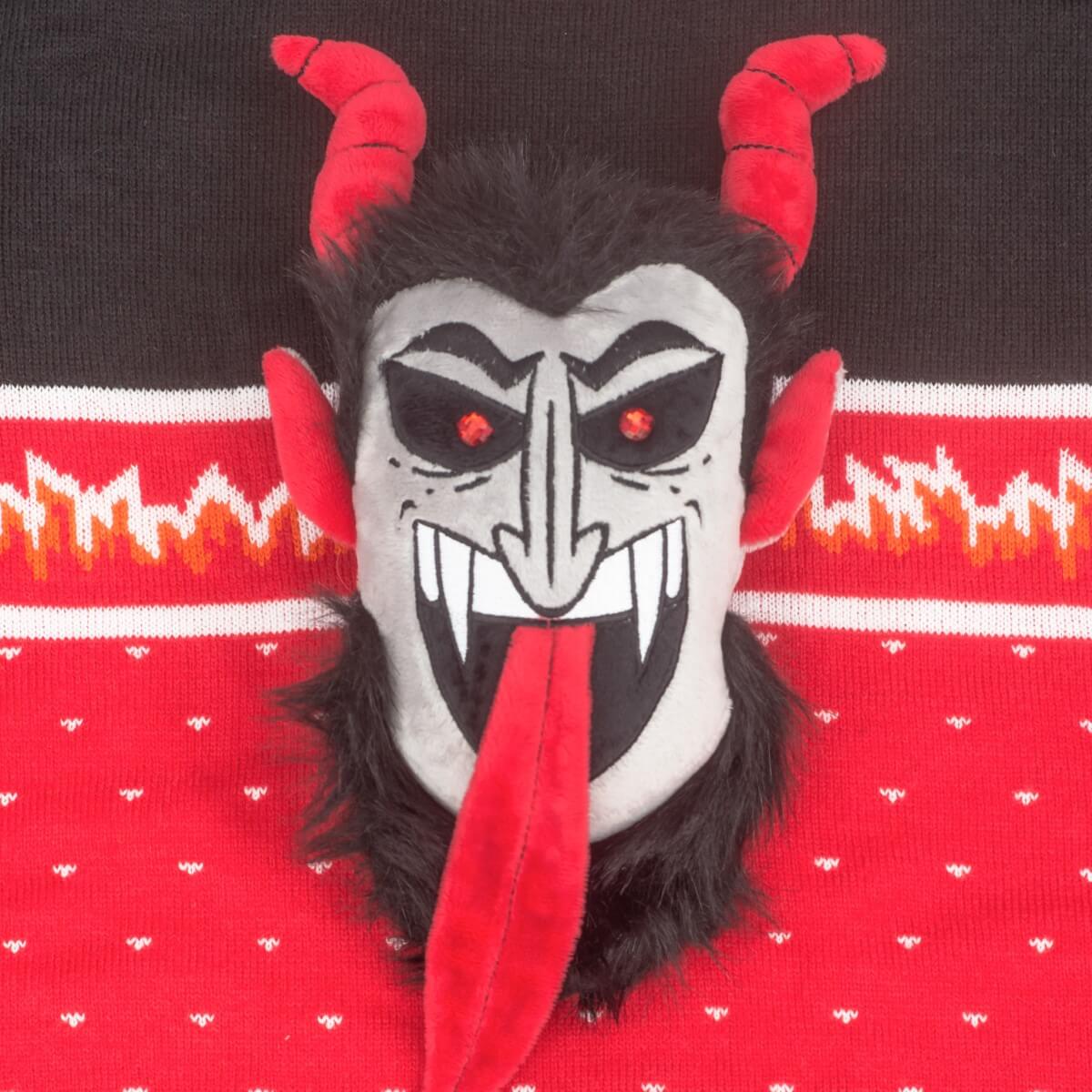 Beware the Krampus 3D Ugly Christmas Sweater-6
