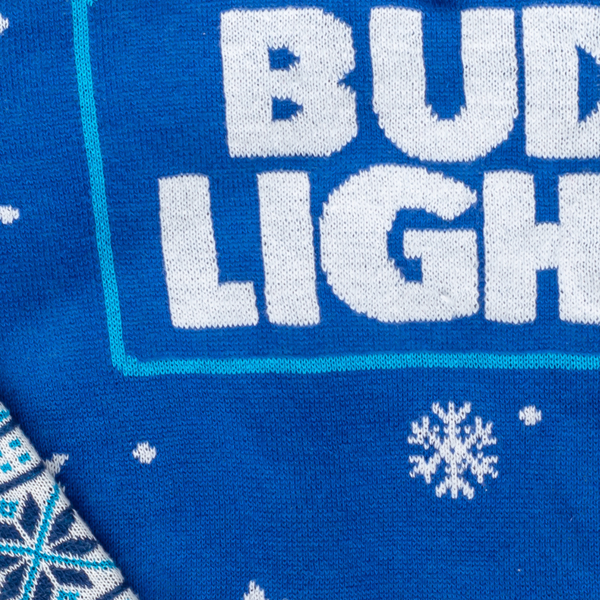 Bud Light Beer Logo Christmas Sweater