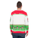 Classic Grateful Dead Dancing Bears Ugly Christmas Sweater Back