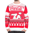Coca-Cola Polar Bear Coke and Trees Ugly Christmas Sweater-1