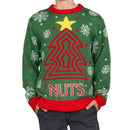 Couples Chest Nuts Snowflakes Christmas Tree Ugly Christmas Sweater 15