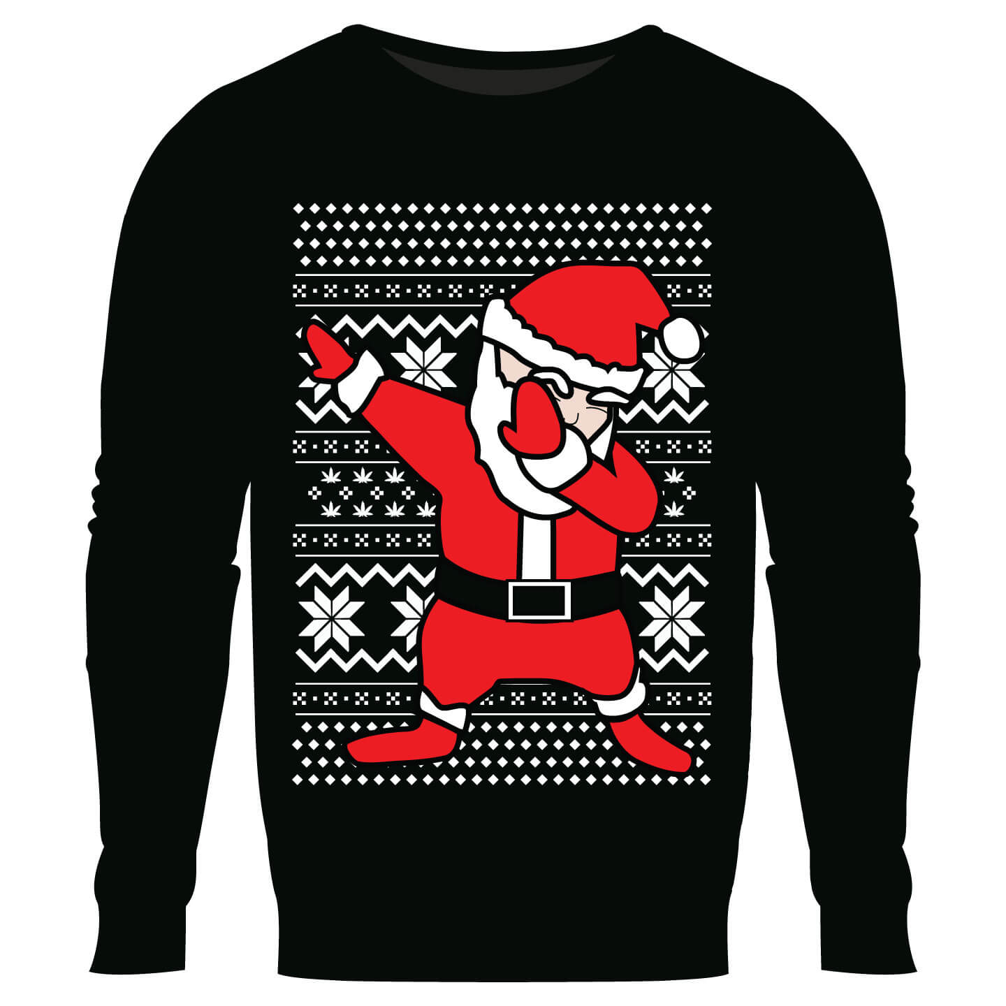 Dabbing Santa Funny Ugly Christmas Sweatshirt