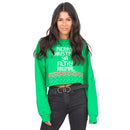 Ugly Christmas Filthy Animal Women's Crop Top Sweatshirt