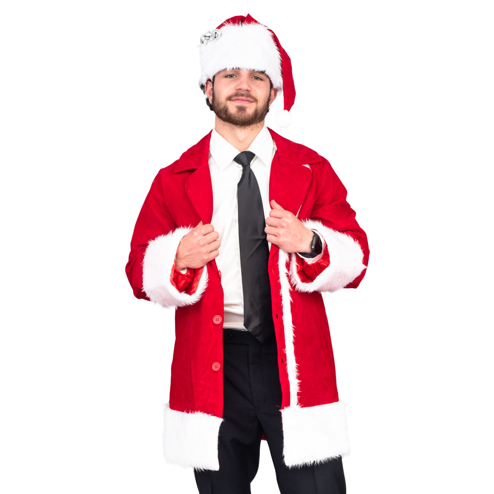 Clark Griswold Halloween Costume Santa Claus Christmas Suit and Hat