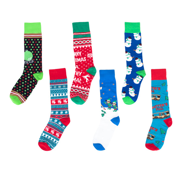 Ugly Christmas Sock 6-Pack