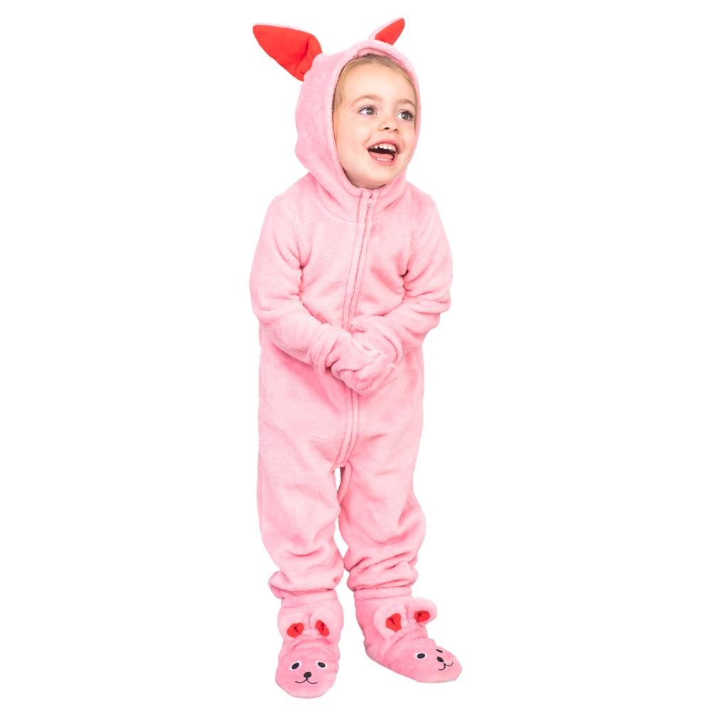A Christmas Story Pink Bunny Pajamas Christmas Jumpsuit Halloween Costume
