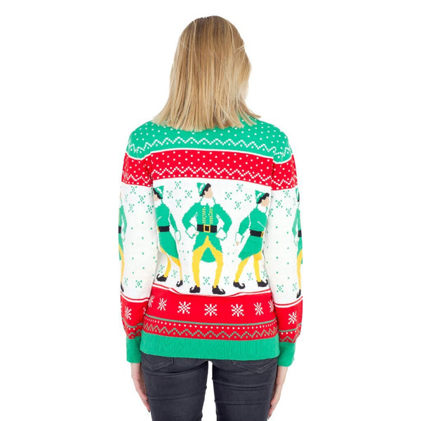 Elf Ginormous Ugly Christmas Sweater-tvso