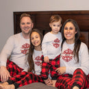 Custom Adult Family Snow Flake Pajamas