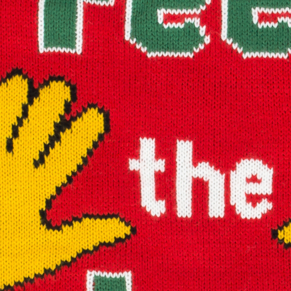 Feel The Joy Groping Hands Tacky Christmas Sweater