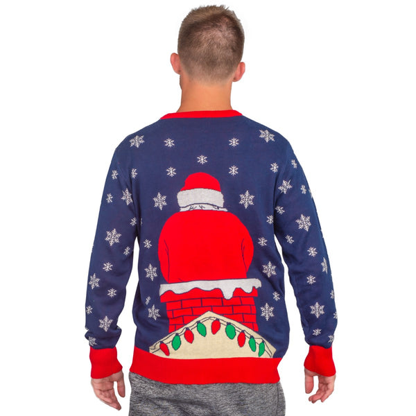 Flappy Santa Animated Hat Ugly Christmas Sweater 2