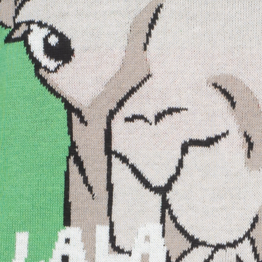 Youth Flappy Llama Animated Ugly Christmas Sweatshirt