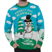 Frosty the Blowman Snowman Ugly Christmas Sweater