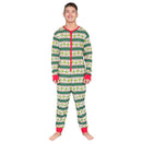 Grinch Family Faces Christmas Pajama Union Suit 1