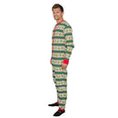 Grinch Family Faces Christmas Pajama Union Suit 2