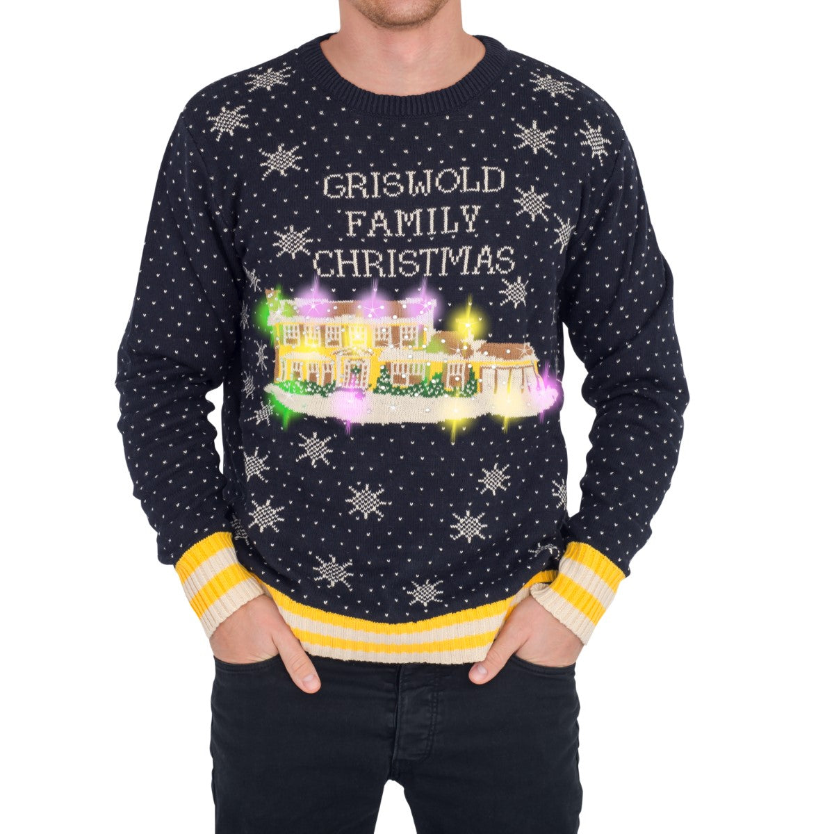 Griswold Family Christmas Ugly Christmas Sweater – LED Lights 1