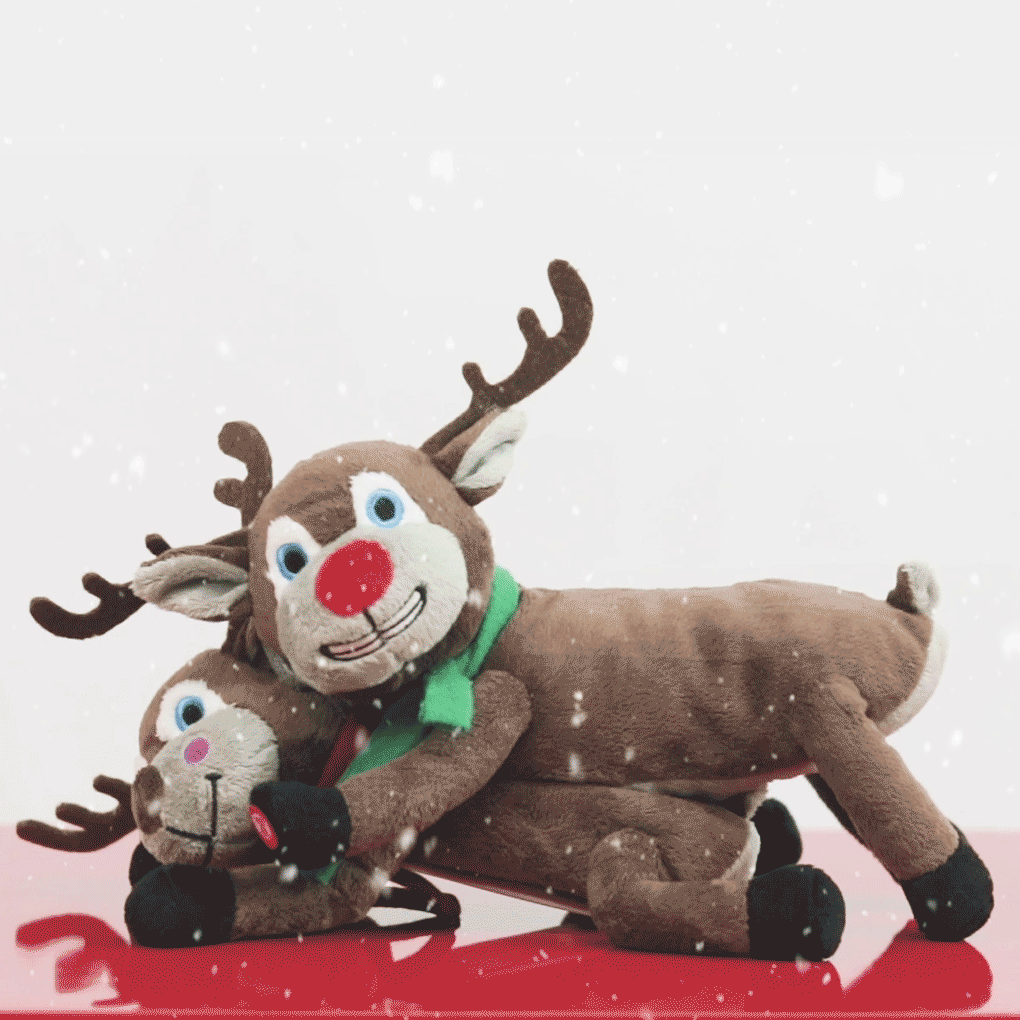 Humping Reindeer Animated Christmas Plush Toy Stuffed Animal