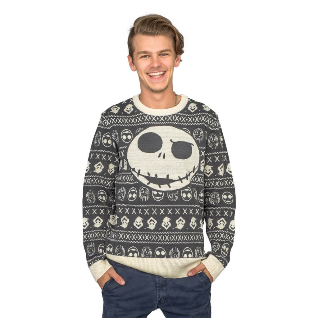 Jack Sally The Nightmare Before Christmas Ugly Sweater 1