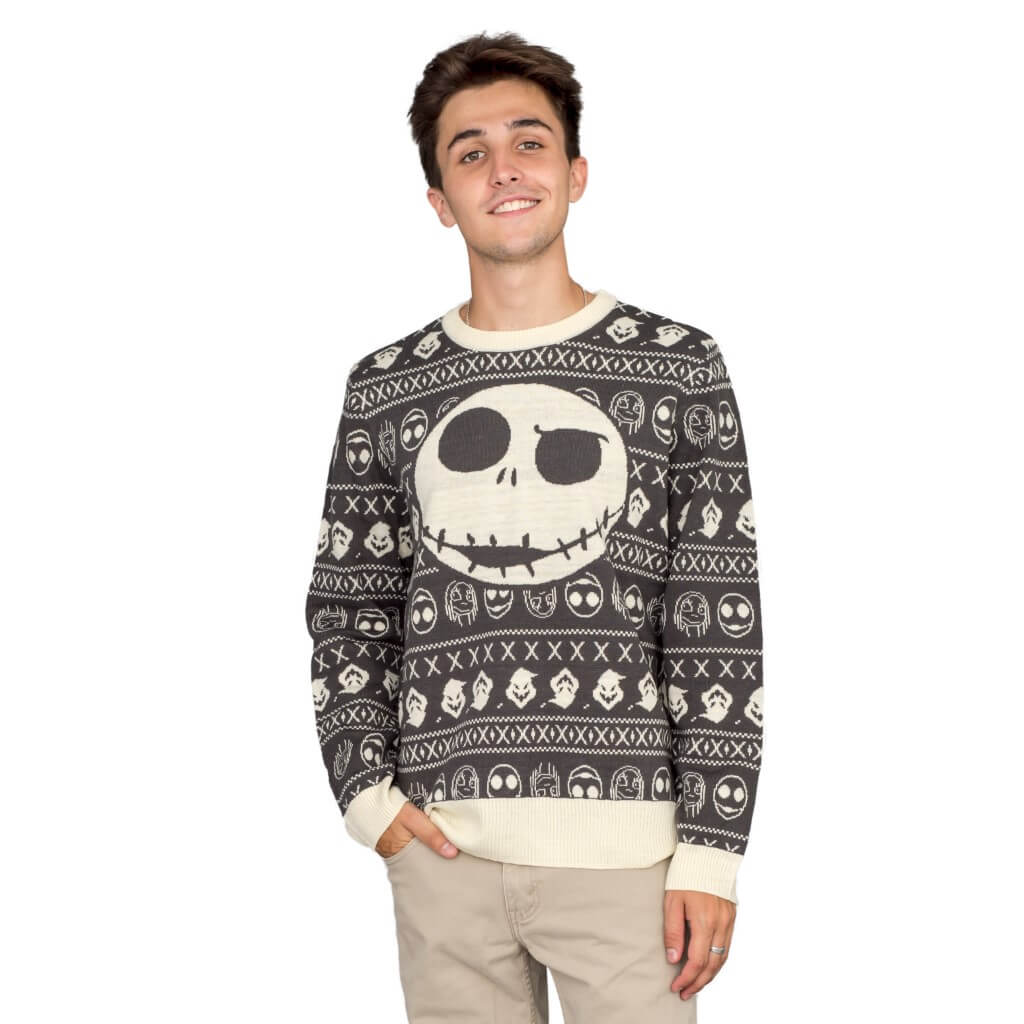 Jack Sally The Nightmare Before Christmas Ugly Sweater 2