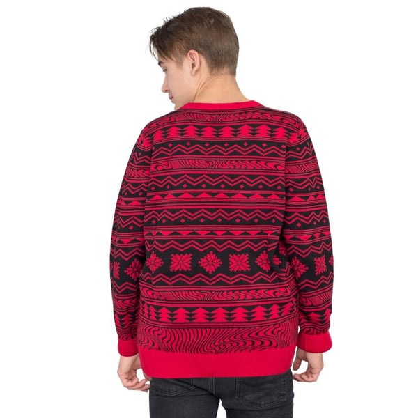 Mens PewDiePie Ugly Christmas Sweater Back