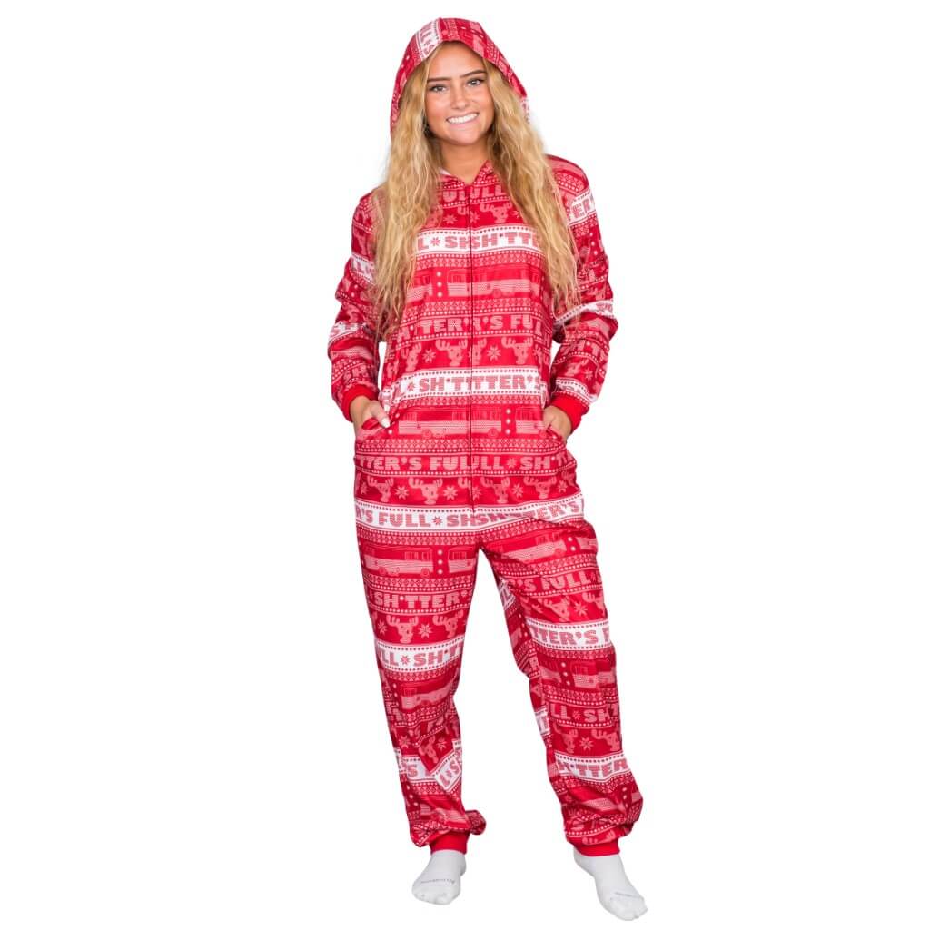 National Lampoon's Christmas Vacation Shitter's Full Pajama Union Suit 4