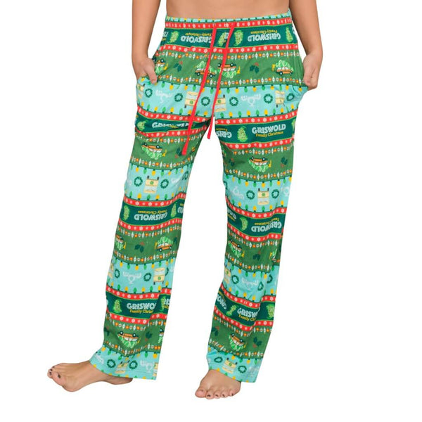 National Lampoon's Griswold Family Christmas Vacation Fair isle Lounge Pants 11