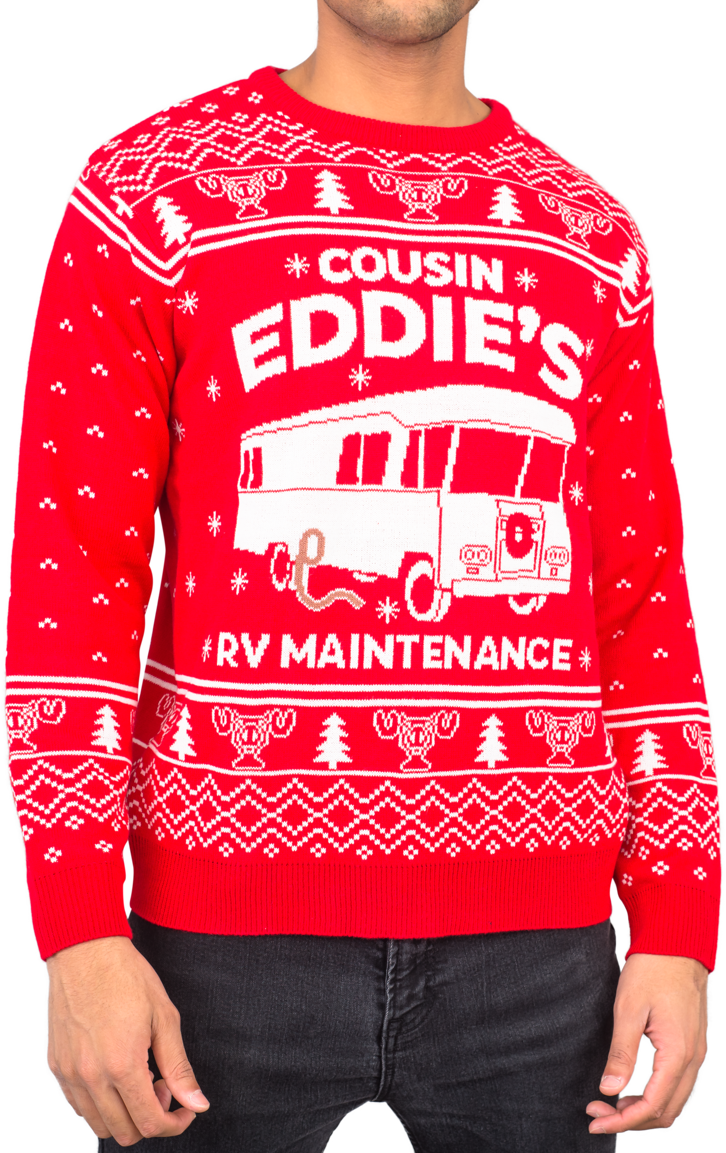 Cousin eddie christmas sweater hot sale