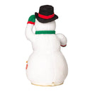 Naughty Happy Snowman Animated Christmas Plushy Stuffed Animal 1