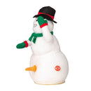 Naughty Happy Snowman Animated Christmas Plushy Stuffed Animal 3