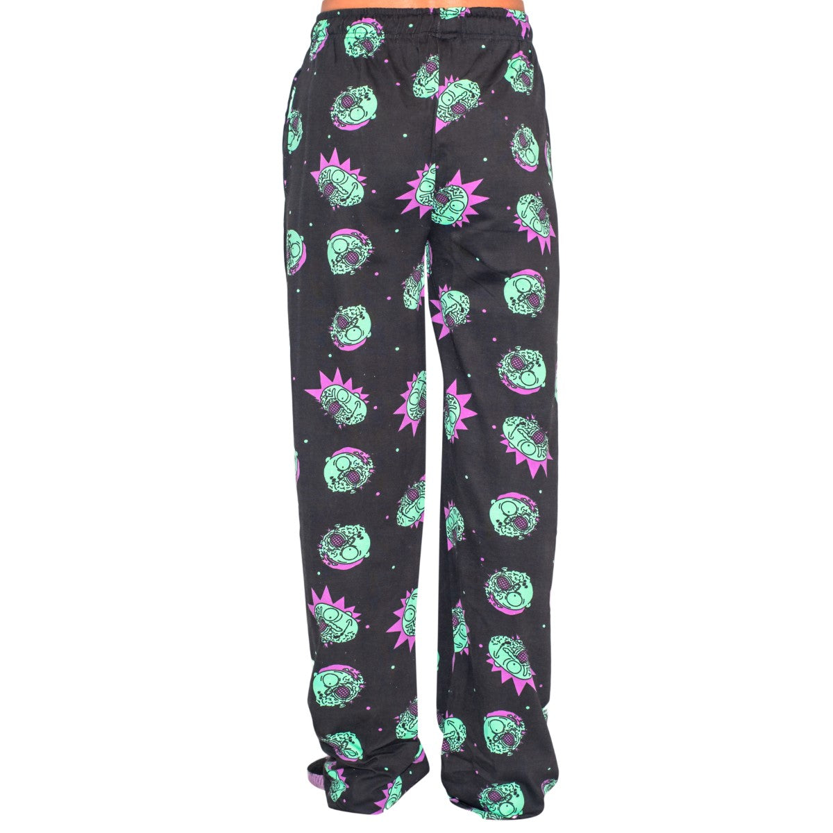 Rick and Morty Monster Face Pattern Adult Lounge Pants