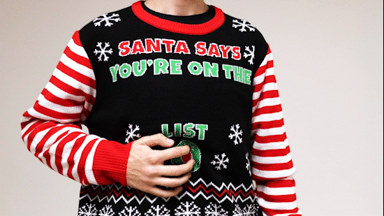 Santa Says Interactive LED Sweater