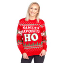 Santa's Favorite HO Ugly Christmas Sweater