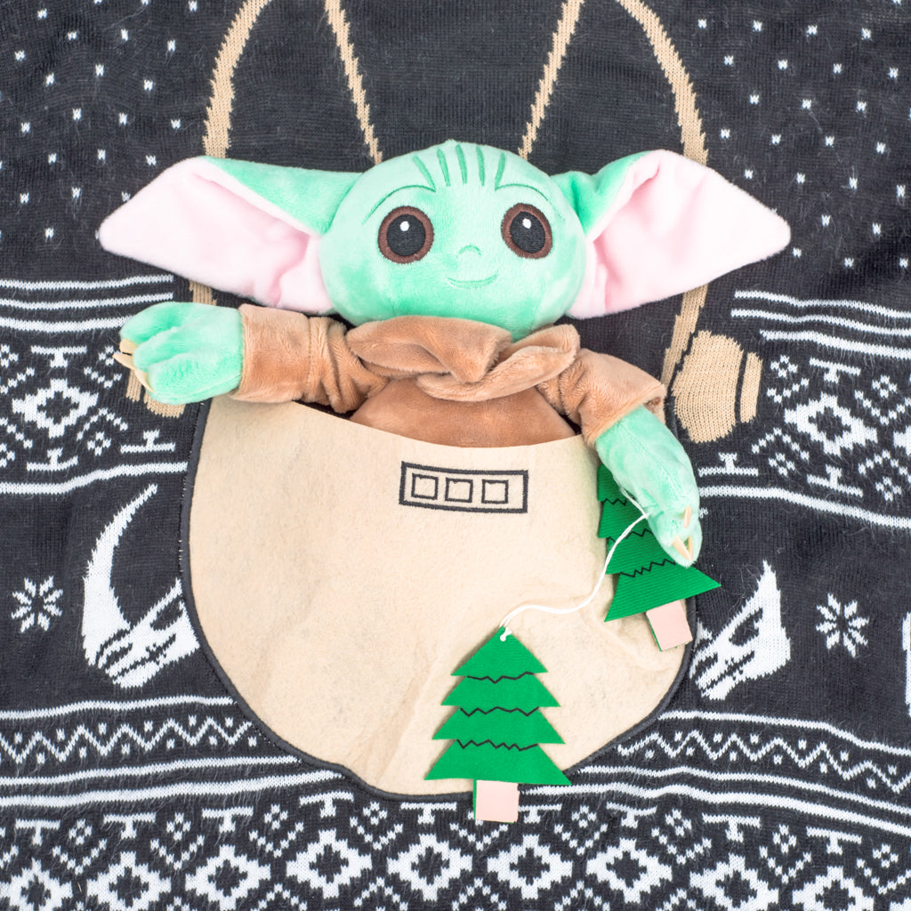 Kids Star Wars Baby Yoda The Child Forces Trees Ugly Christmas Sweater