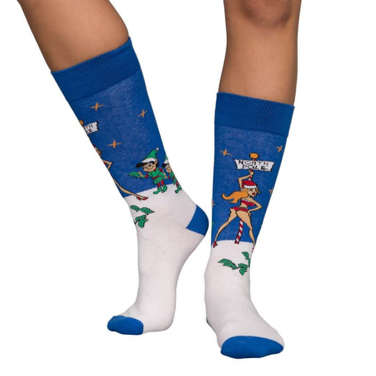Stripper Pole Christmas Socks_1