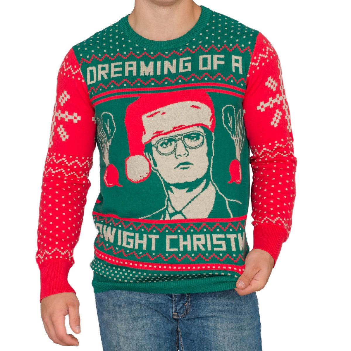 The Office Dwight Schrute Christmas Beets Ugly Christmas Sweater 1