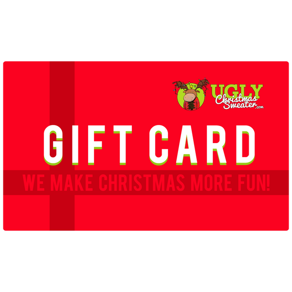 Ugly Christmas Sweater Gift Card
