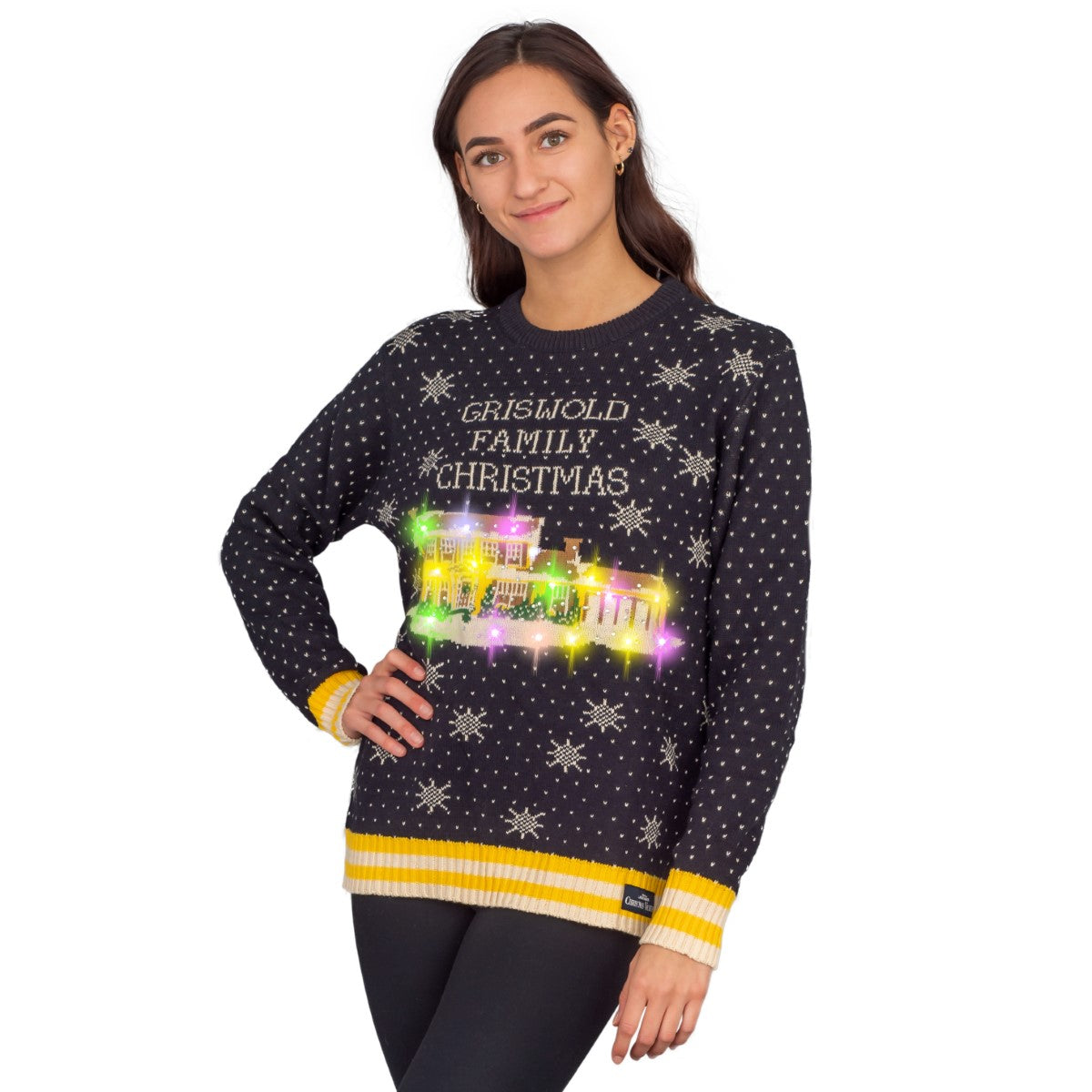 Women’s Griswold Family Christmas Ugly Christmas Sweater – LED Lights 4