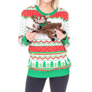 Women’s Humping Reindeer 3D Animated Ugly Christmas Sweater 4