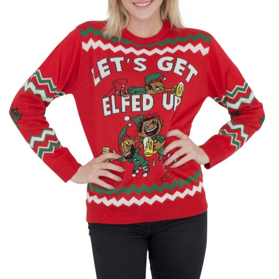 Tipsy Elves Places To Buy Ugly Christmas Sweaters Women's Let's