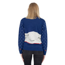 Women’s Navy Step Brothers Sweater Back