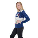 Women’s Navy Step Brothers Sweater Side