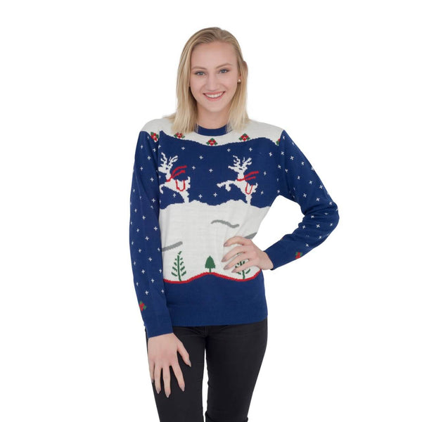 Women’s Navy Step Brothers Sweater
