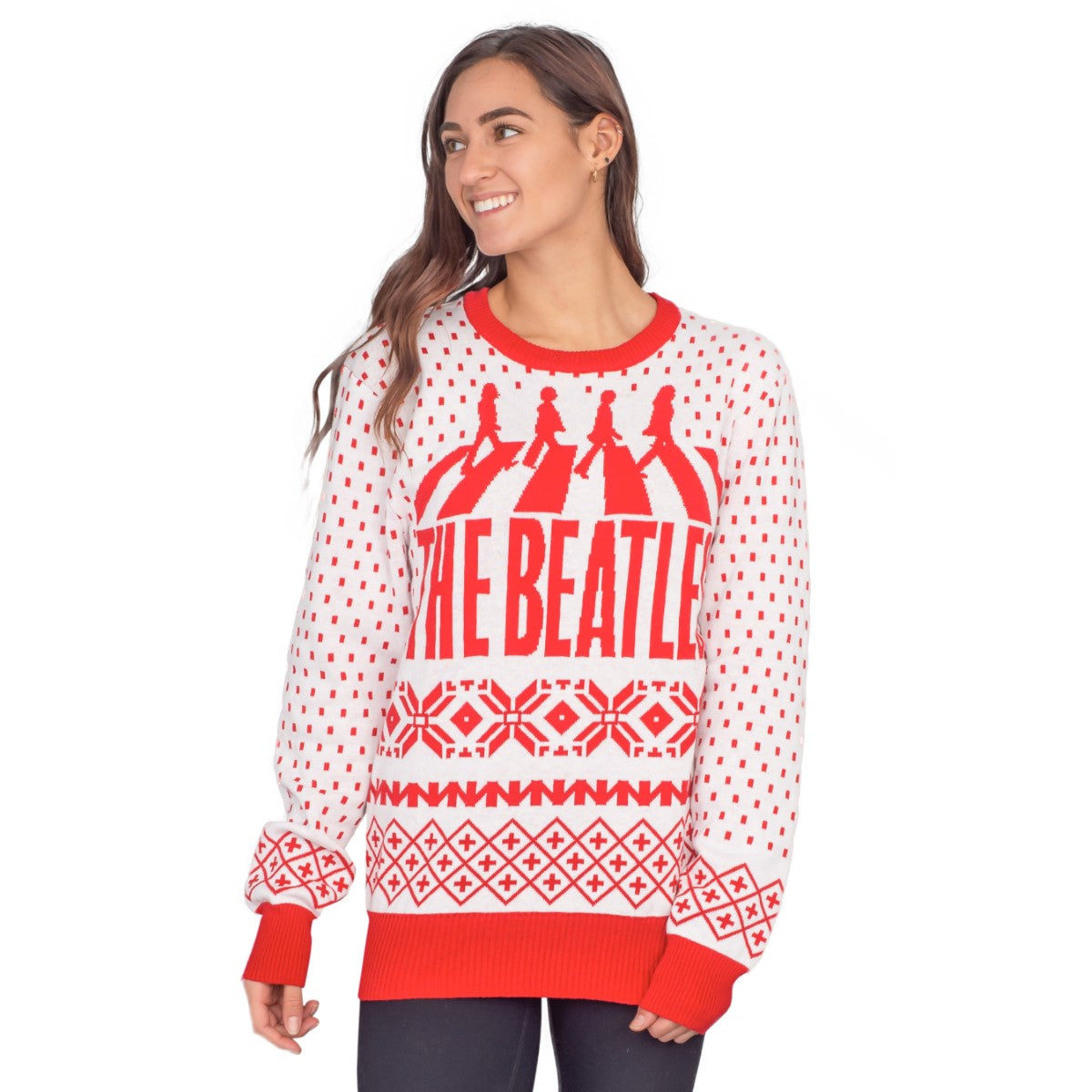 Women’s The Beatles Abbey Road Ugly Christmas Sweater 2