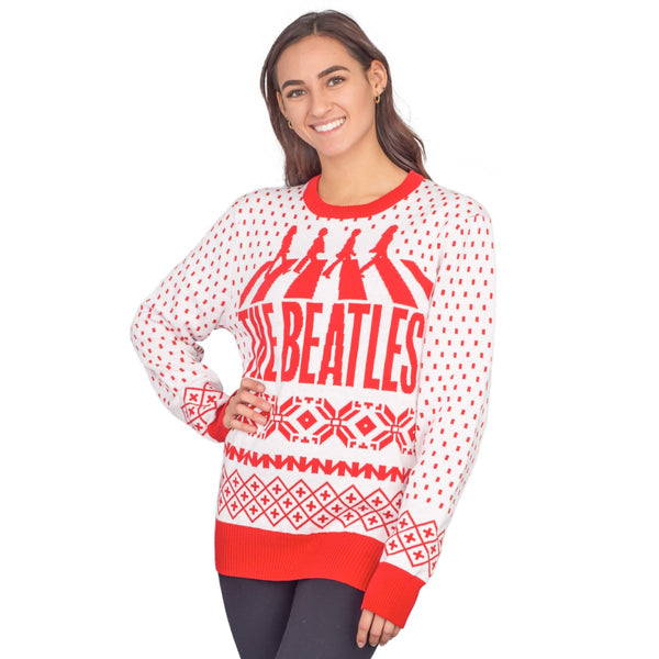Women’s The Beatles Abbey Road Ugly Christmas Sweater 3