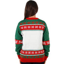 Women's Home Alone Wet Bandits Ugly Christmas Sweater - Back